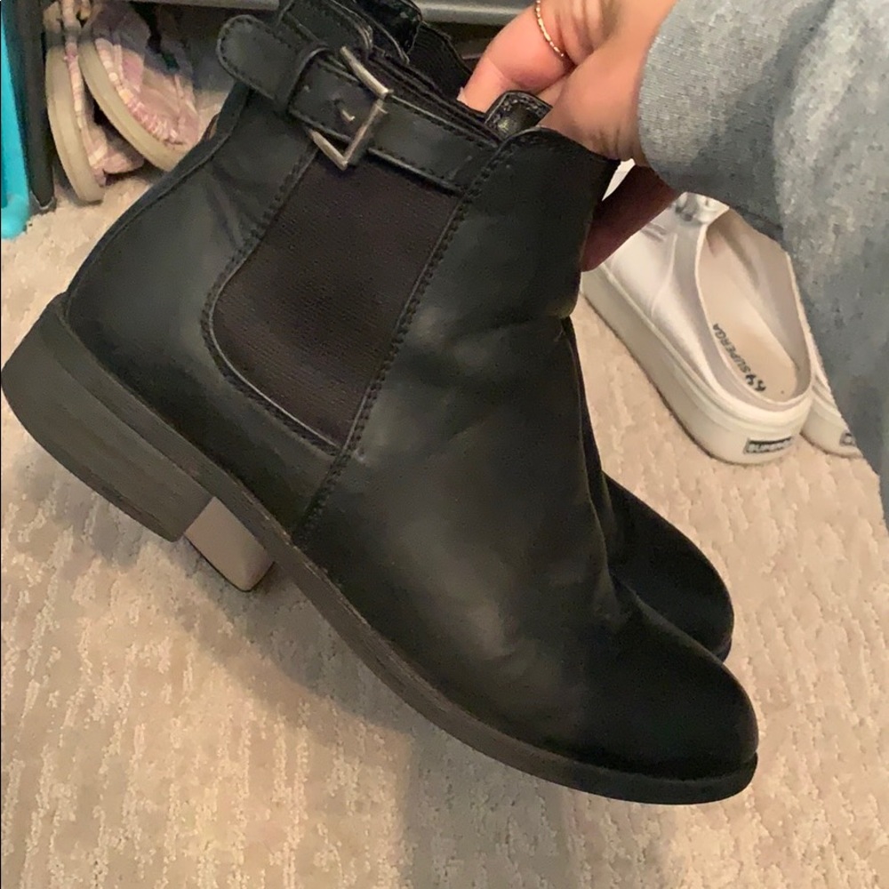 Black boots